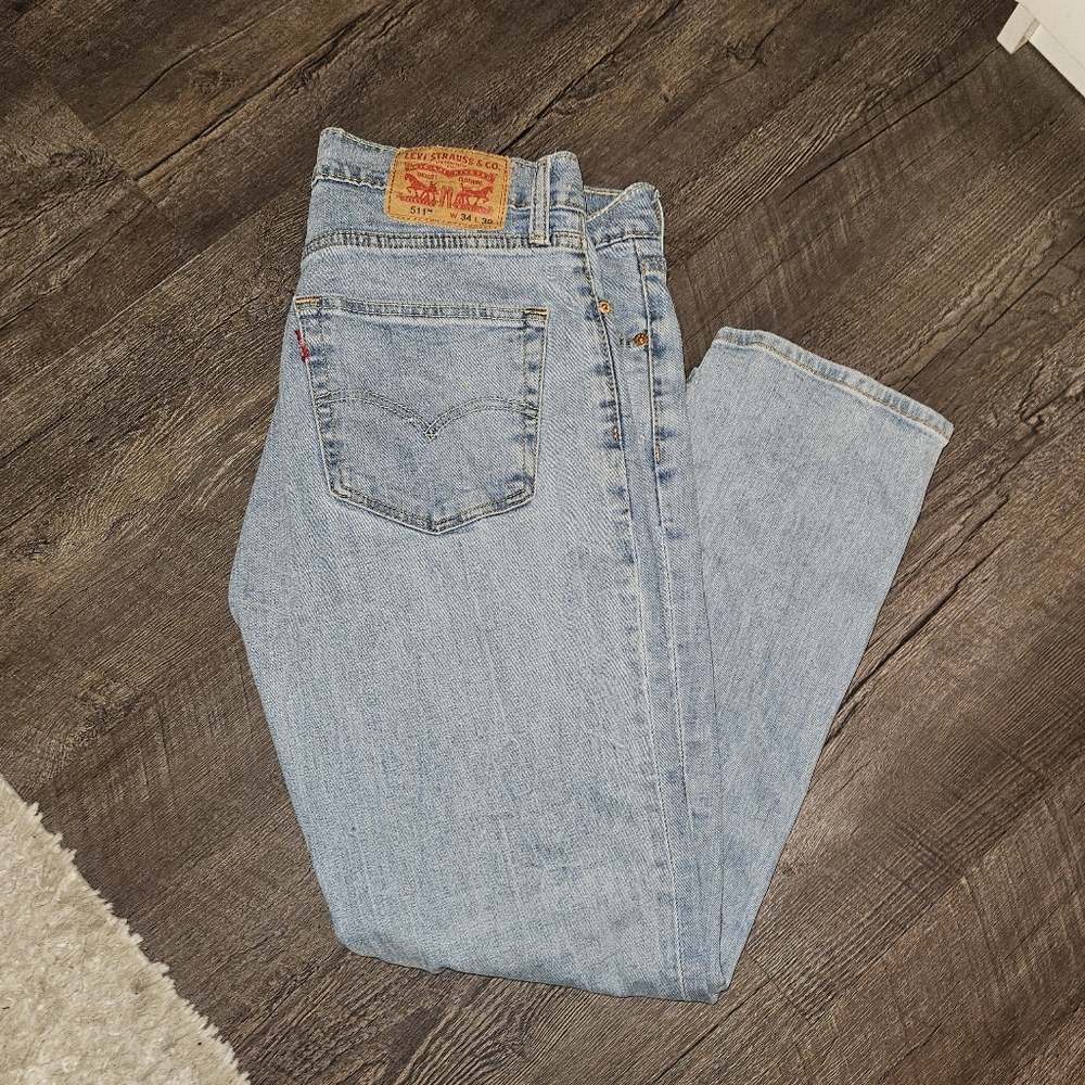 Vintage Levi's Light Blue Straight Leg Jeans